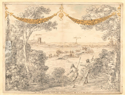Het doorsteken van de dijk bij Berkel, 1574