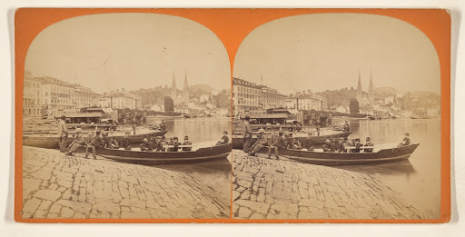 [Lucerne on the Lake of Lucerne. Switzerland.] (Full Front)