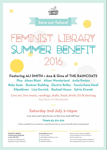 Feminist Library Summer Benefit