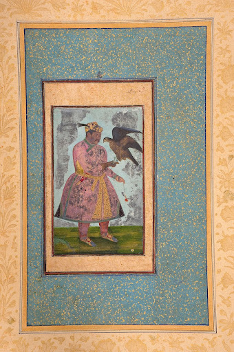Nobleman holding an eagle