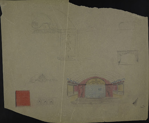 Untitled (Stage set designs for the Goethe-Theater in Bad Lauchstädt)