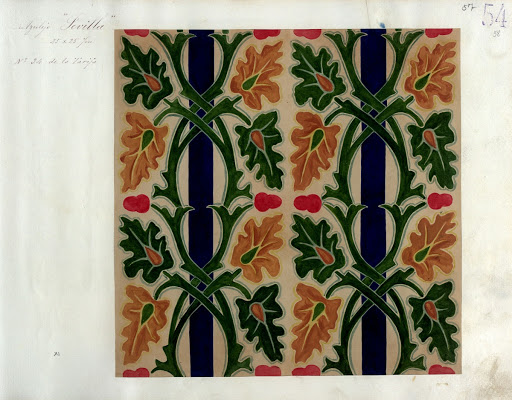 Tile drawing. Model: “Sevilla”