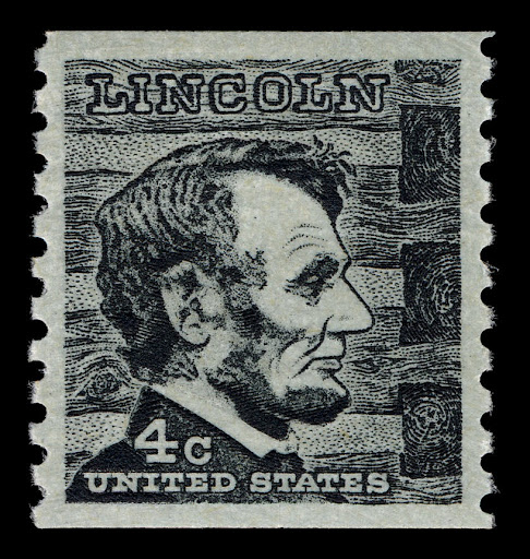 4c Abraham Lincoln horizontal coil stamp