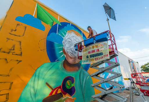 Robb Elementary School shooting memorial.