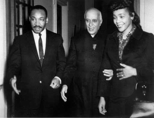 The Kings with Prime Minister, Jawaharlal Nehru