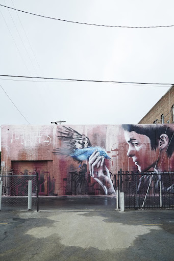 Christina Angelina, EaseOne, Stephen Williams_Mural_South Park