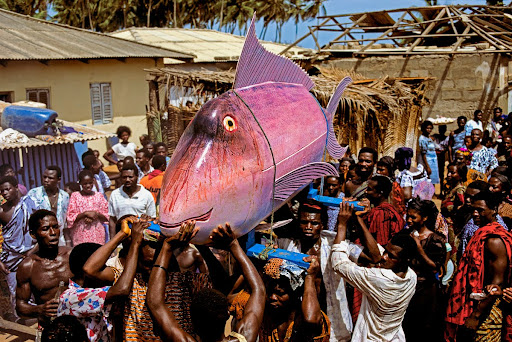 Tuna-Fish Coffin of a Deep-Sea Fisherman