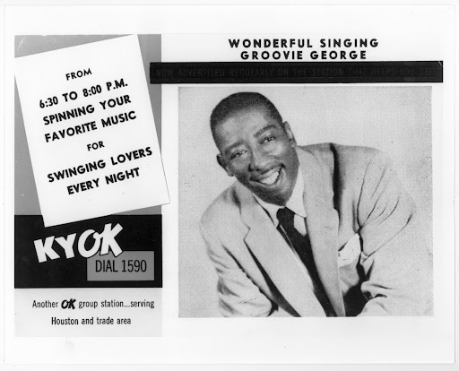 KYOK publicity poster featuring George Nelson