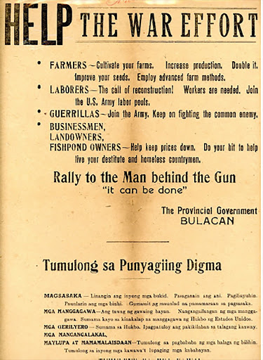 Help in the War Efforts Flyer