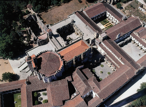 Aerial view of the Convent of Christ