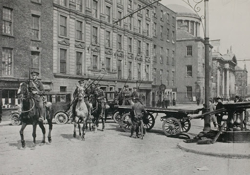 Inns Quay and the Four Courts after the surrender