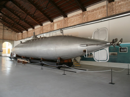 The Peral submarine in the Peral gallery