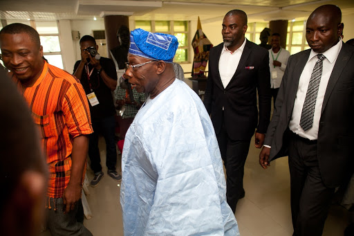 Book Chat Session with Patrick Okigbo and Olusegun Obasanjo at the 2014 edtion of Ake Arts & Book Festival