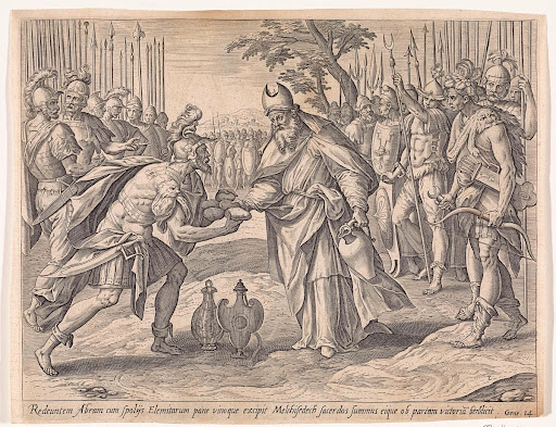 Abrahams ontmoeting met Melchisedek