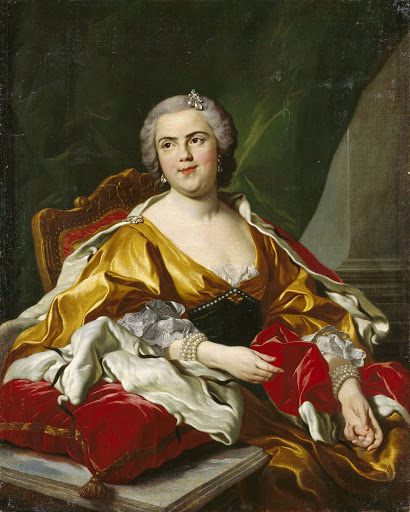The portrait of Louise Élisabeth of France, Duchess of Parma