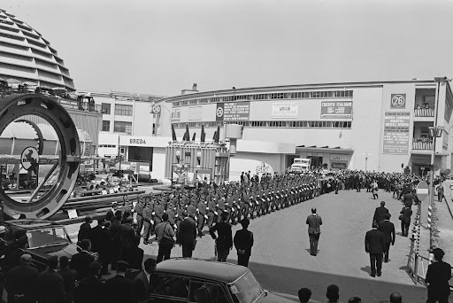 Visita del Presidente della Repubblica Giuseppe Saragat alla Fiera Campionaria di Milano del 1967