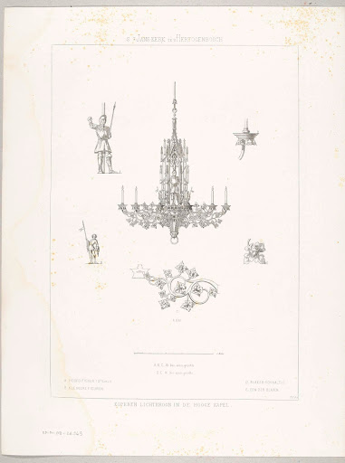 Kroonluchter uit een kapel