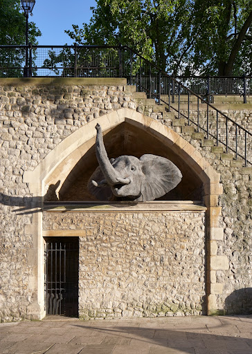 Sculpture of an elephant, Tower of London