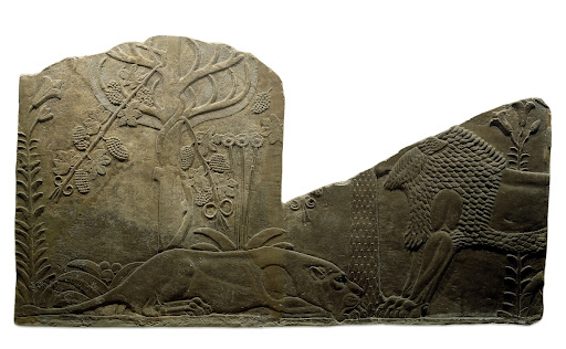 Stone panel from the North Palace of Ashurbanipal