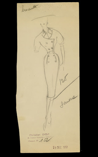Fashion sketch of the Two-piece suit "Escapade"