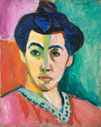 Portrait of Madame Matisse. The Green Line - Henri Matisse