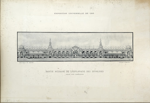 Exposition universelle de 1900 (Paris), partie médiane de l'esplanade des Invalides