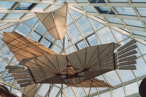 Otto Lilienthal: the "Large Wing Flapping Machine" (Model 1:5)