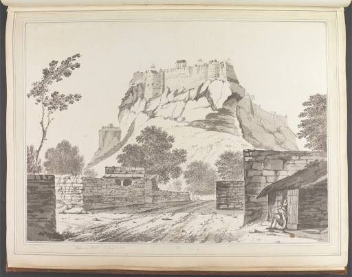 A View of Part of the West Side of Gwalior