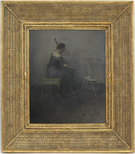 A Lady Playing the Violoncello