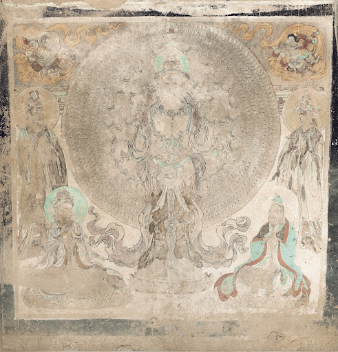 Mural in Mogao Cave 3