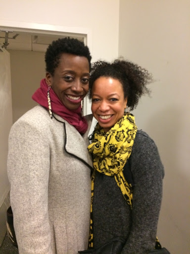 Post-show photo of MK Abadoo (left) and Gesel Mason (right)