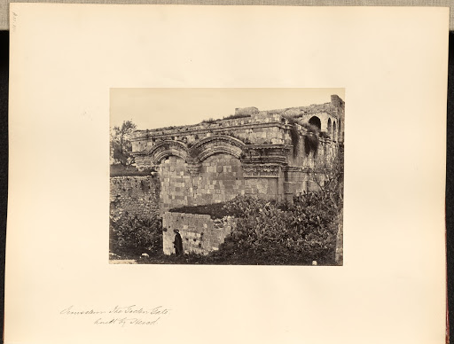 Jerusalem. The Golden Gate, built by Herod