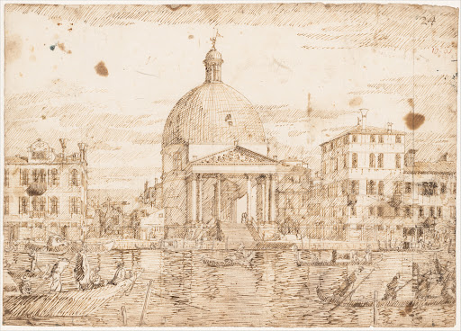 San Simeone Piccolo, Venice, Seen from the Grand Canal