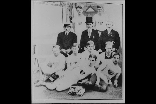 Londres 1908 - Des membres de la délégation américaine (USA)