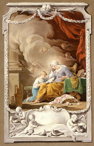 St. Anne Revealing to the Virgin the Prophecy of Isaiah