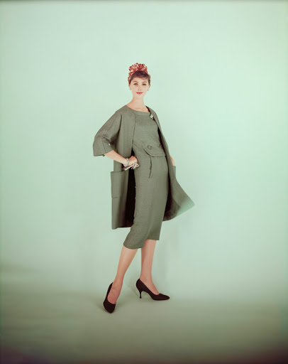 Model in Christian Dior Ensemble, Vogue