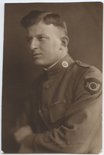 Portrait of Ned Henschel in uniform