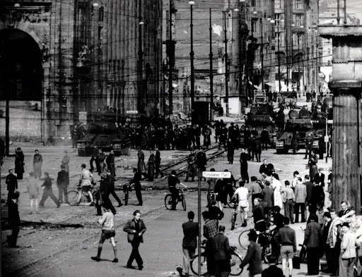 Szenen des Volksaufstandes am 17.Juni 1953
