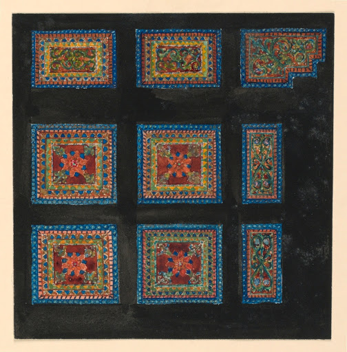 Design for Stained Glass Ornamental Panels