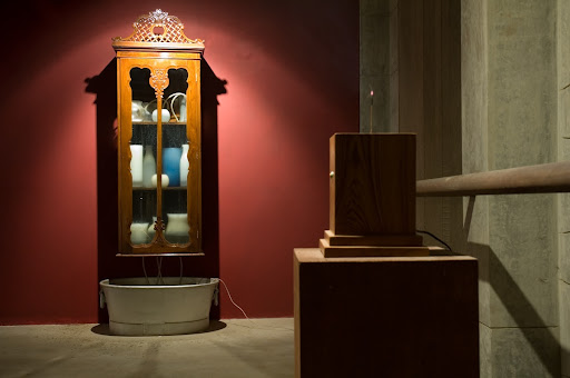 Eight Corners of the World(left) , Kinetic Sculpture (right)
