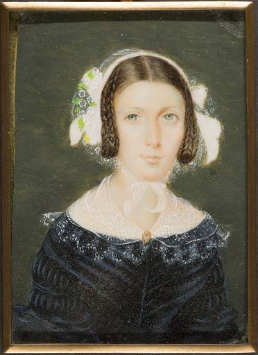 Portrait miniature of Fanny Brawne