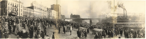 Celebrating the canalization of the Ohio River at the Monongahela Wharf