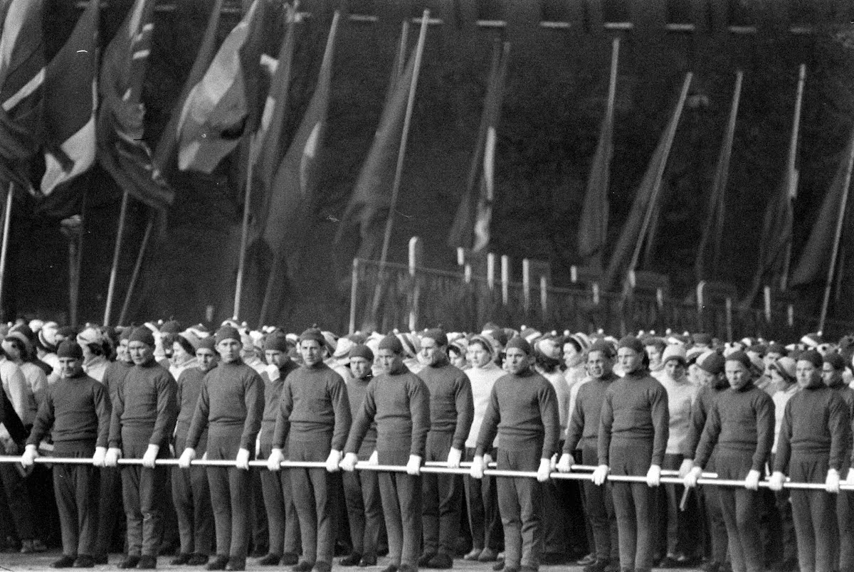 Revolution Parade In Red Square