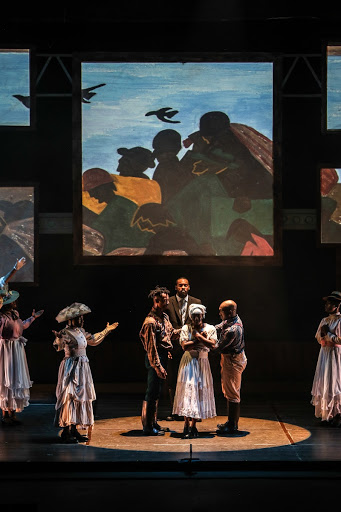 Step Afrika! performing Gumboot dance; Migration Reflections on Jacob Lawrence