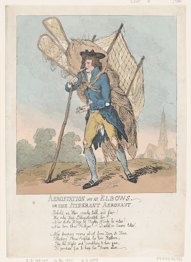 Aerostation out at Elbows, or The Itinerant Aeronaut