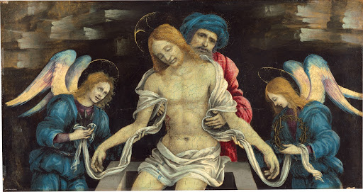 Pietà (The Dead Christ Mourned by Nicodemus and Two Angels)