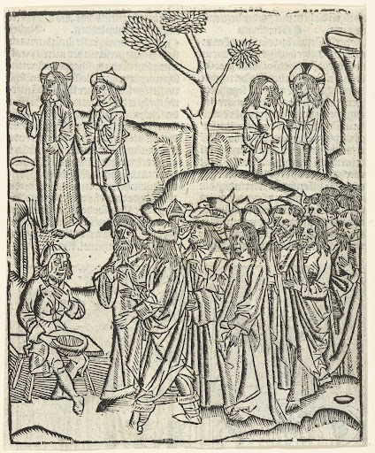 Christus geneest de blinde Bartimeus