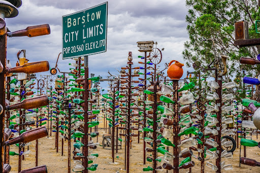Oro Grande Bottle Tree Ranch Wide View