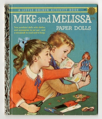 Paper doll book:Mike and Melissa Paper Dolls