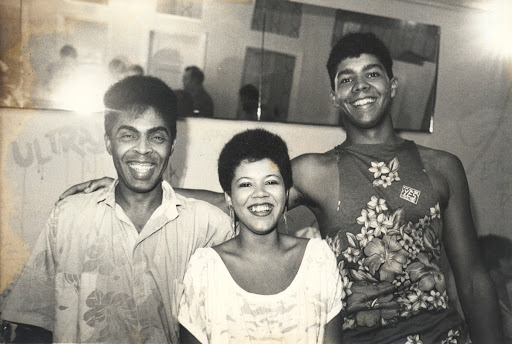 Gilberto Gil com os filhos Pedro e Nara